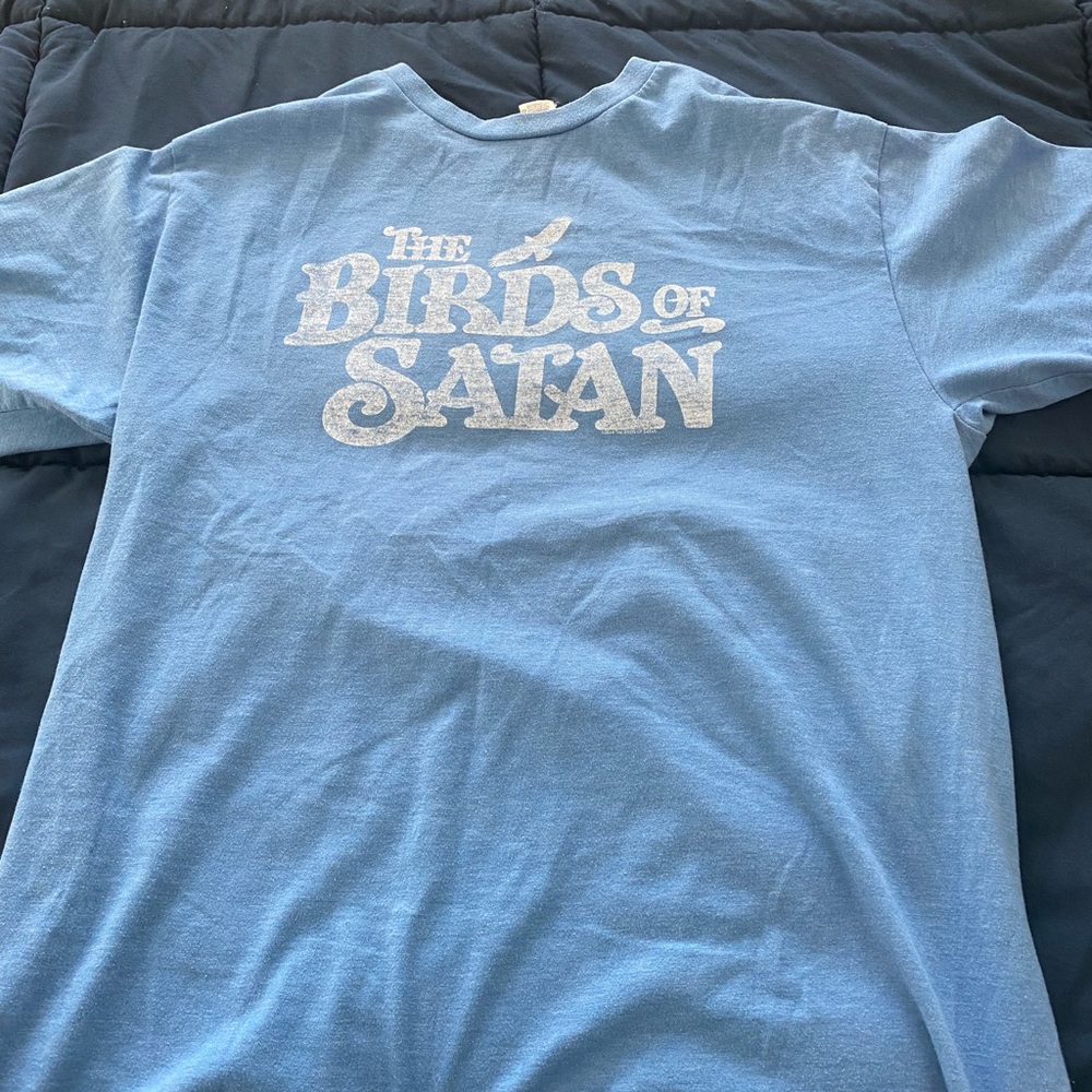 Taylor Hawkins Blue 'The Birds of Satan' T-Shirt